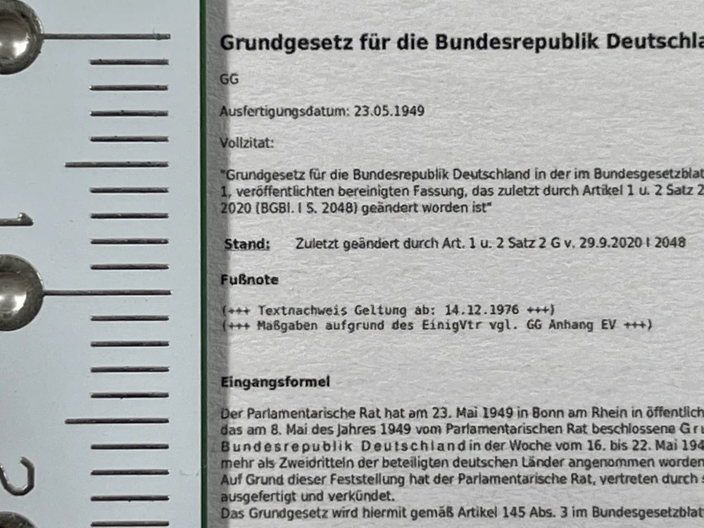 microsheet Vergrößerung